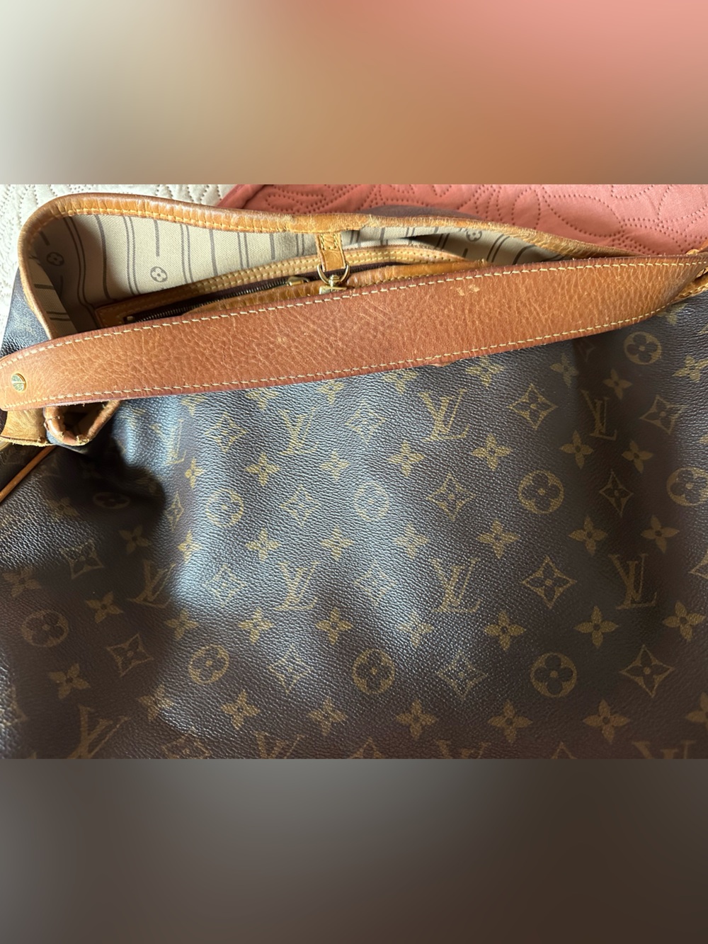 Certified Louis Vuitton Delightful Monogram Canvas Shoulder Bag - - Picture 9 of 16
